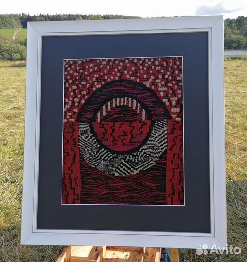Картина в раме гобелен