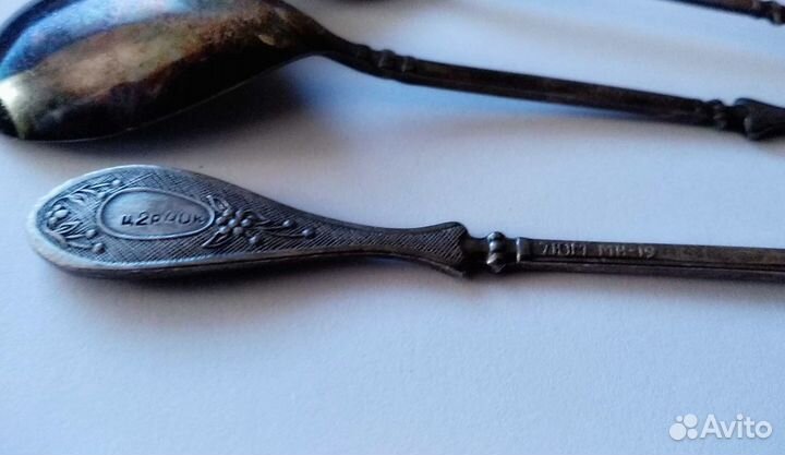 Ложки и вилки СССР Хмель нержавейка мельхиор