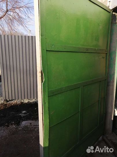 Ворота гаражные металлические бу