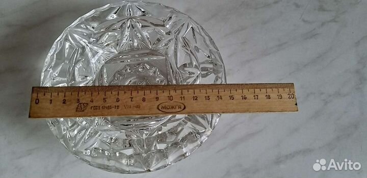 Хрустальная пепельница