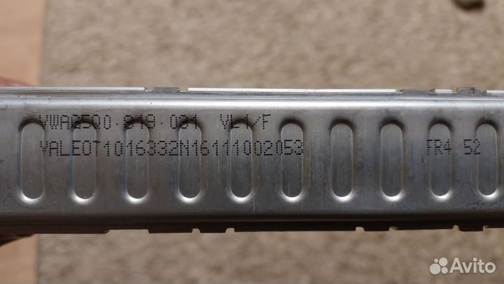 Радиатор отопителя