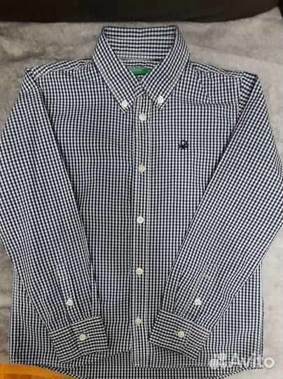 Рубашка детская для мальчиков 130 см