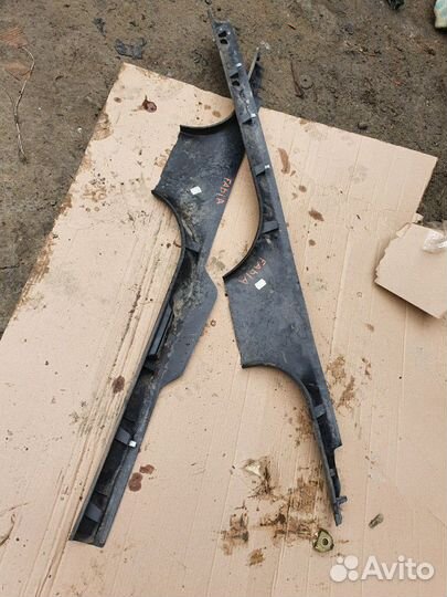 Пластик накладки стоек порогов skoda fabia фабия ш