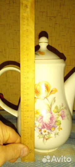 Чайник заварной фарфоровый