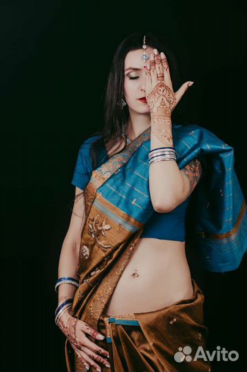 Костюм для восточного танца с украшениями