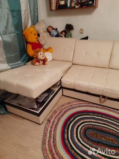 Продам диван кожаный