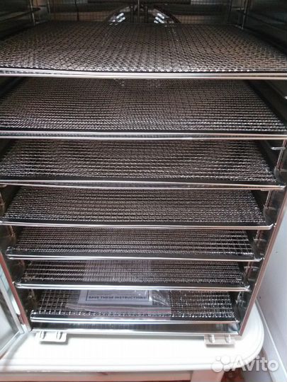 Сушилка для фруктов и овощей 16 лотками