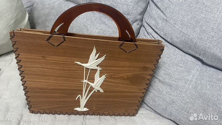 Сумка из дерева