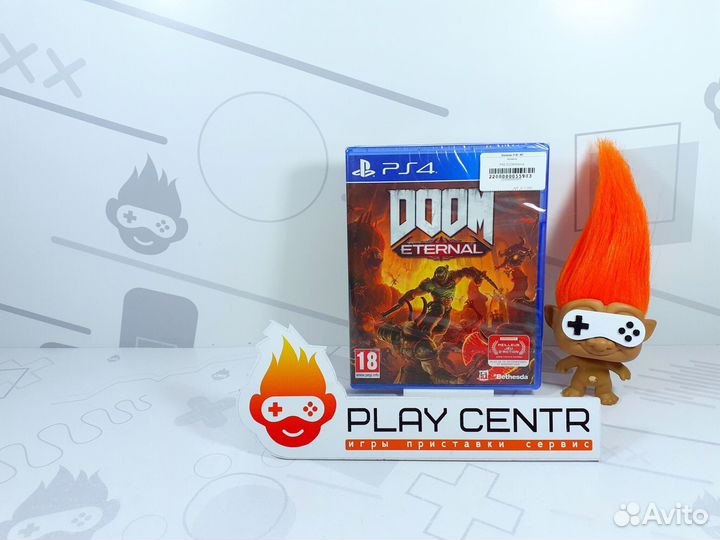 Диск для PS4 doom Eternal Новый