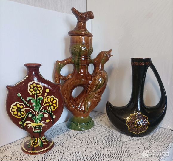 Кувшины, горшки, кружки из глины и керамики