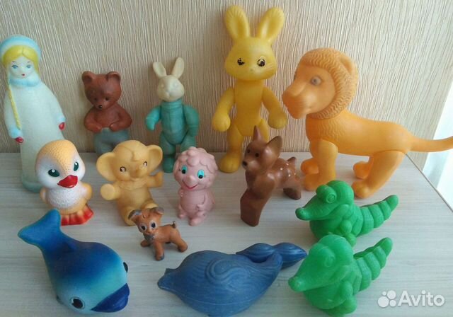 Игрушки зверюшки прошлых лет