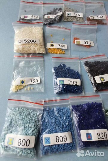 Мозаика разноцветная