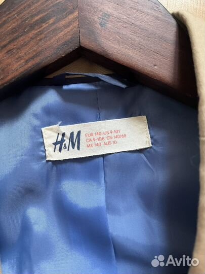 Пиджак на мальчика 140