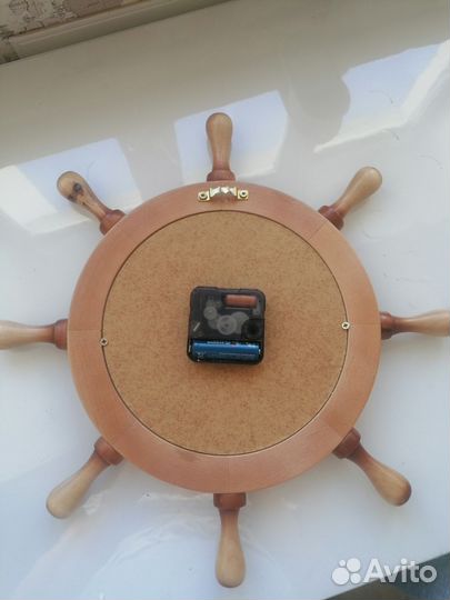 Часы настенные штурвал