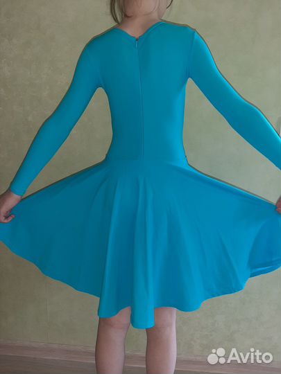 Купальник гимнастический/для танцев, рост 122-128