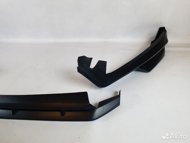 Сплиттер переднего бампера Лада Гранта FL