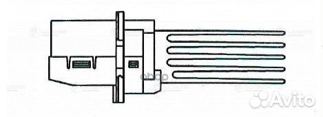 Резистор мотора печки Nissan Note (06) /Renault