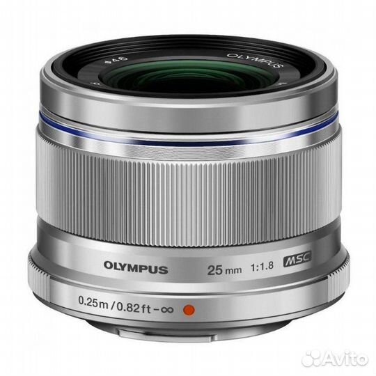 Объектив Olympus 25mm f/1.8 M.Zuiko Digital серебр