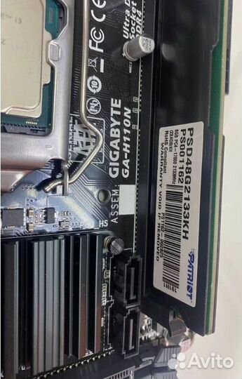 Комплект i3-7100/1151/8gb/ssd128m2