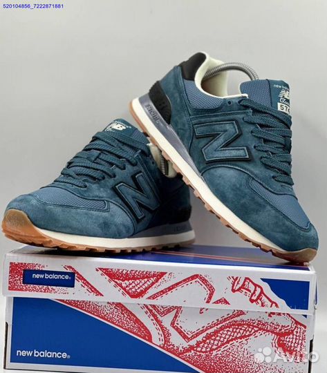 Кроссовки New Balance 574 Blue (Арт.49074)