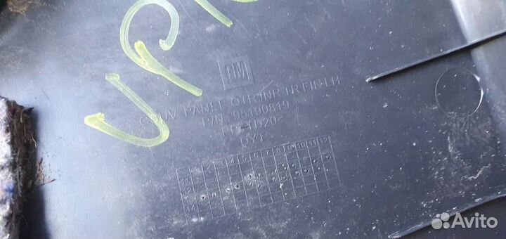 Обшивка багажника левая Opel Mokka 2012-2019