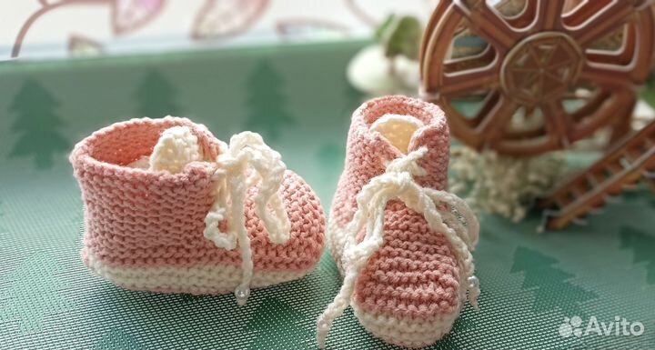 Детские теплые пинетки для мальчиков и девочек )