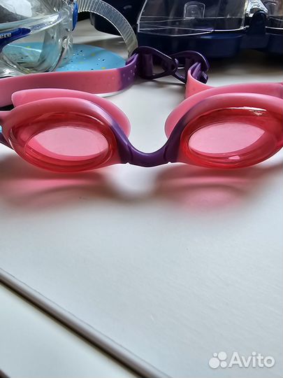 Очки для плавания шапочки детские