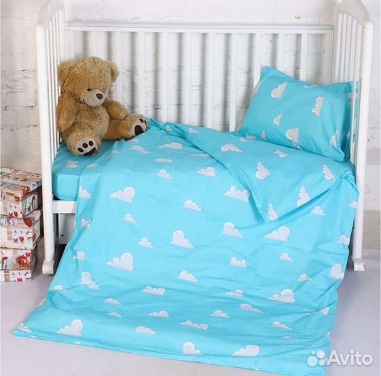 Простынь на резинке 120 60