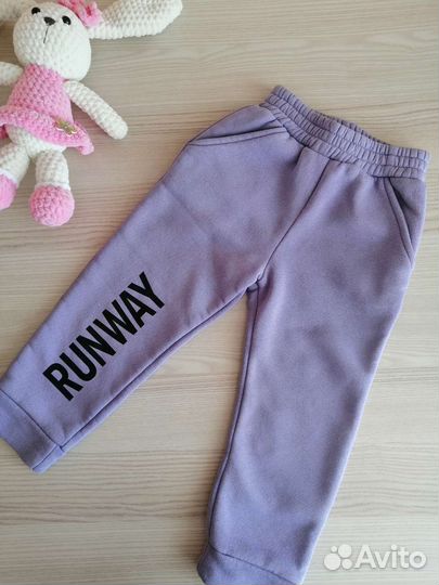 Спортивные брюки для девочки, р. 98