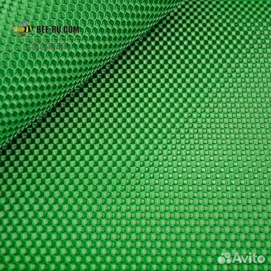 10 шт. Вощина для свечей зеленая 410х260 мм