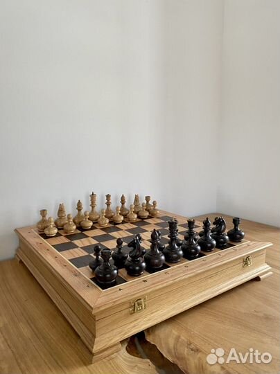 Шахматы деревянные дубовые