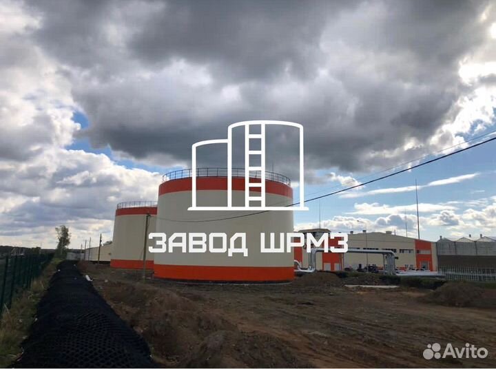 Резервуар вертикальный стальной объем 2000 кубов