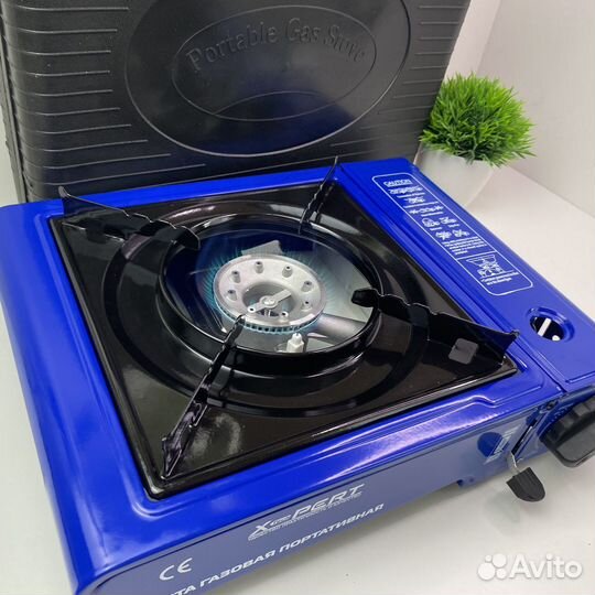 Плитка газовая туристическая под газовый баллон