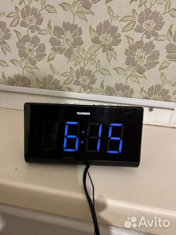 Telefunken. Настольные часы + будильник + радио