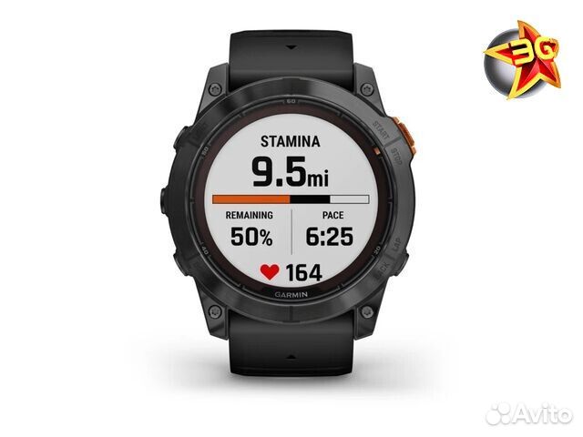 Часы Garmin Fenix 7X Pro Solar Slate Gray