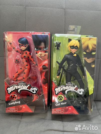 Леди баг и супер кот оригинал набор из 2х кукол
