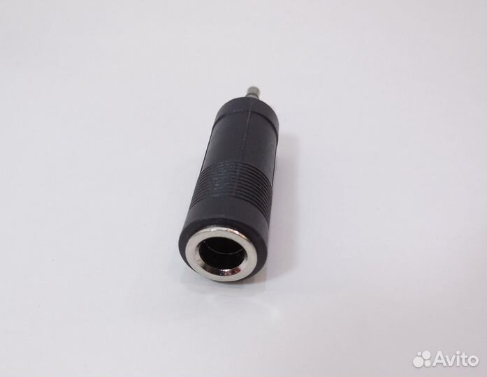 Адаптер переходник jack с 6.3 mm на 3.5 mm. Стерео