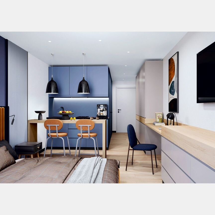 Апартаменты-студия, 28,1 м², 10/14 эт.