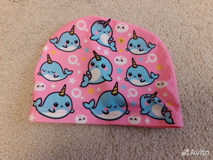 Шапочка для плавания для девочки Новая