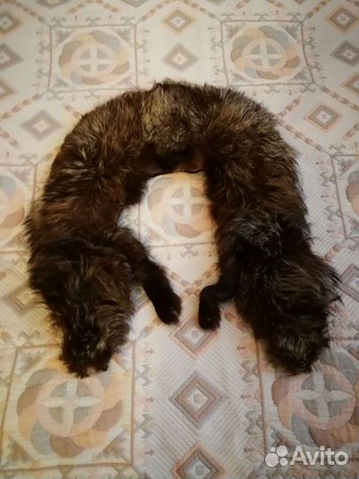 Воротник из чернобурой лисы