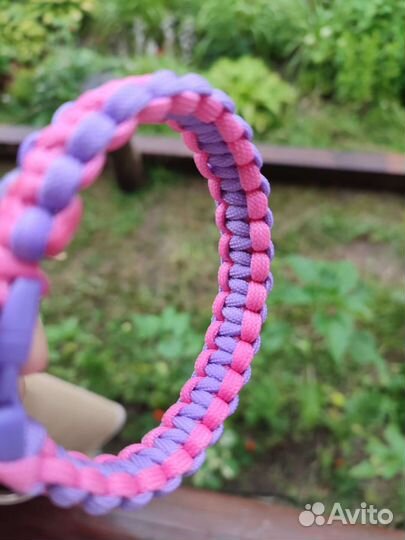 Ошейник для собак ручной работы из паракорда