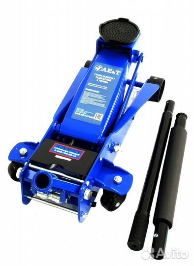 Подкатной двухнасосный домкрат T31304 AE&T 3т