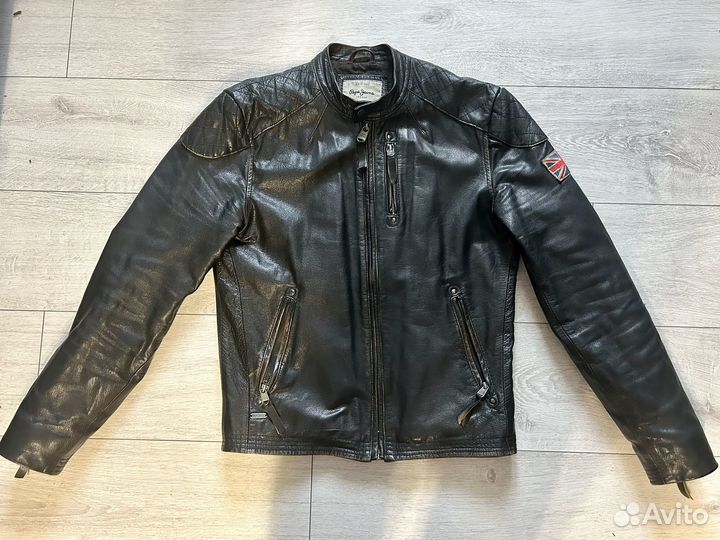 Крутая кожаная куртка