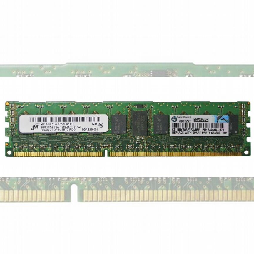 [647895-B21] Оперативная Память Hp Ddr3 4gb 647895-B21