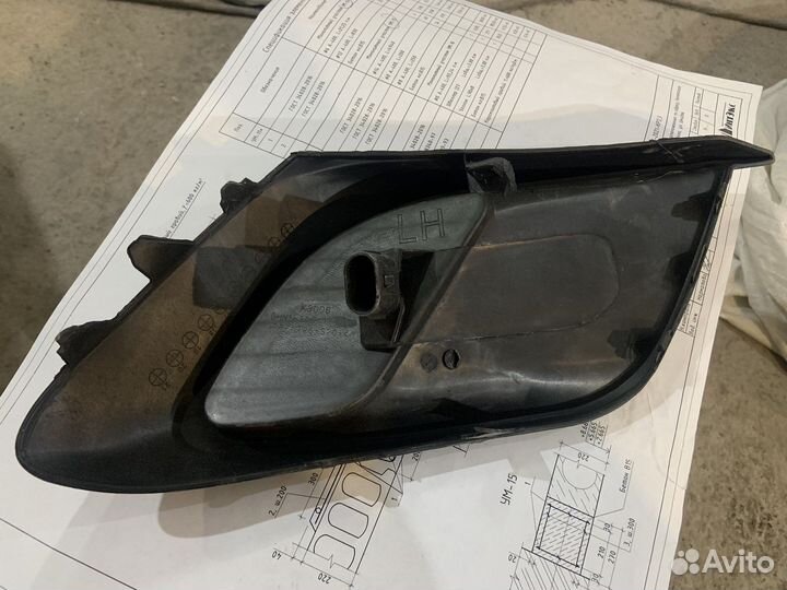 Решетка переднего бампера без птф Mazda 3 BM 13-16