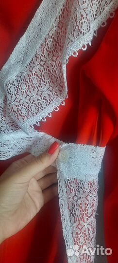 Школьный фартук цена за 2 шт. Белый и чёрный