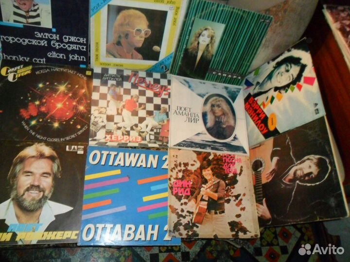 Грампластинки разных жанров