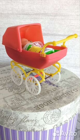 Коляска СССР для пупса Бронь