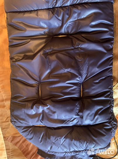 Зимний конверт в коляску на овчине