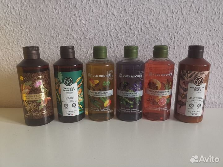 Гель для душа, шампунь, крема Yves Rocher